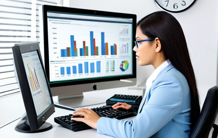 Financial Analyst at Work**

"A professional financial analyst in a modern, well-lit office. She is fully clothed in a modest business suit, sitting at her desk, reviewing financial statements. Include charts and graphs on the computer screen. Emphasis on attention to detail and analytical thinking. Safe for work, appropriate content, perfect anatomy, professional setting, family-friendly."

**
