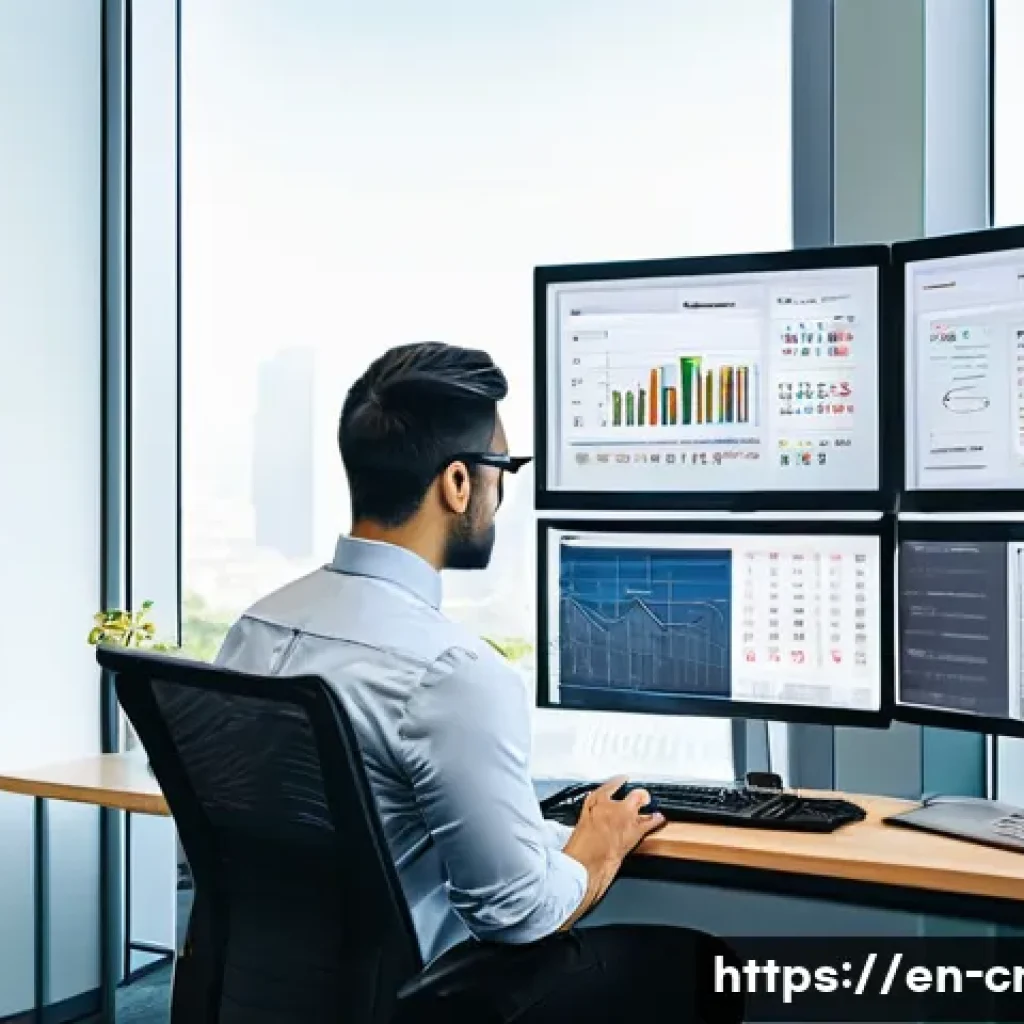 신용분석사와 신용 위험 평가 - A professional office scene showing a financial analyst reviewing detailed borrower financial statem...